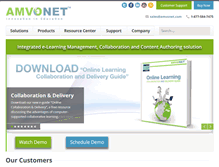 Tablet Screenshot of amvonet.com